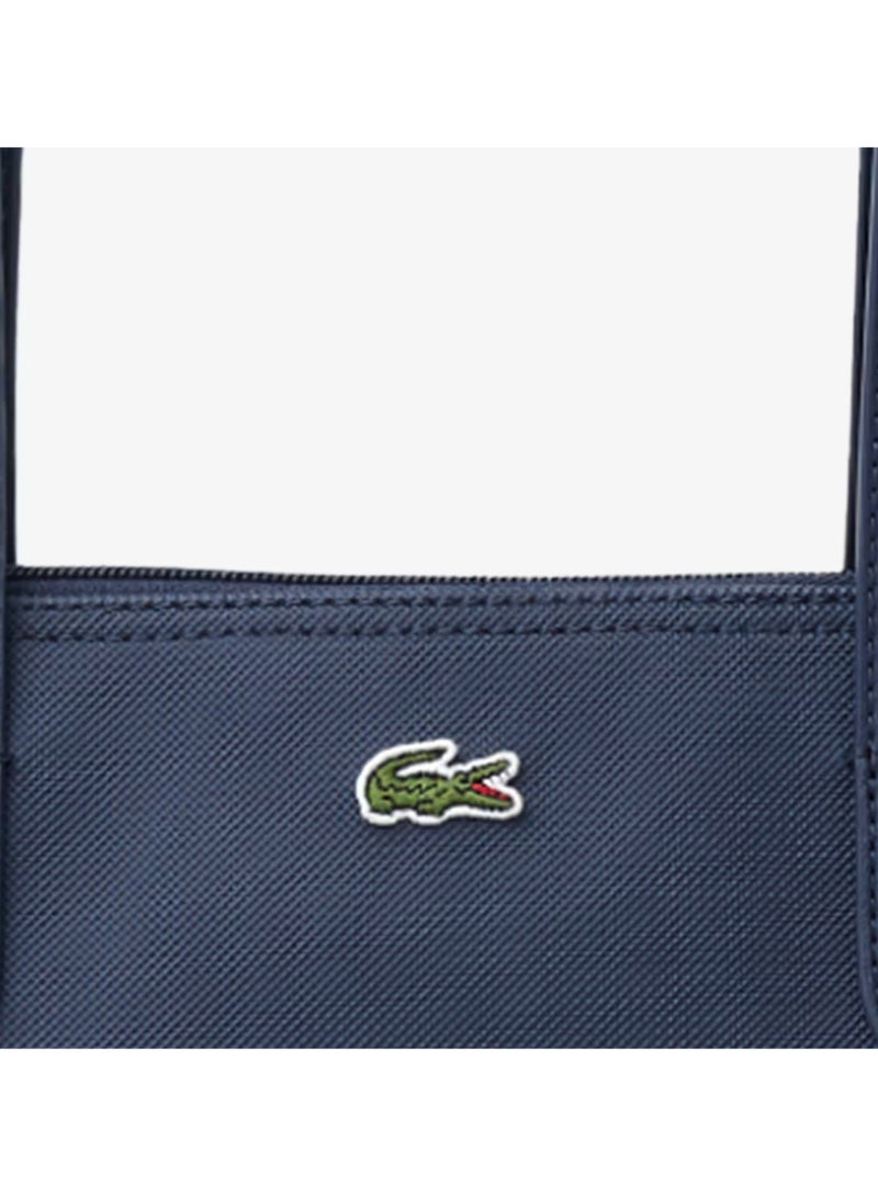 LACOSTE Women's Large 12.12 Concept Zip Tote Bag, Women's Handheld Shoulder Bag, Fashion Versatile Large Capacity Bag, Women's Shopper Tote Bag, 45cm * 30cm * 12cm-Blue - Image 5
